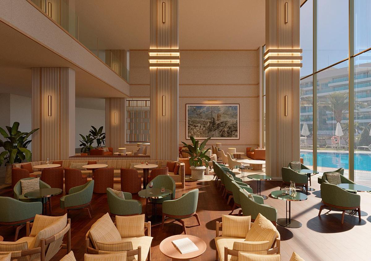 هيبوتلز بلايا دو بالما بالاس آند سبا بلايا ذي بالما المظهر الخارجي الصورة The interior of the lounge