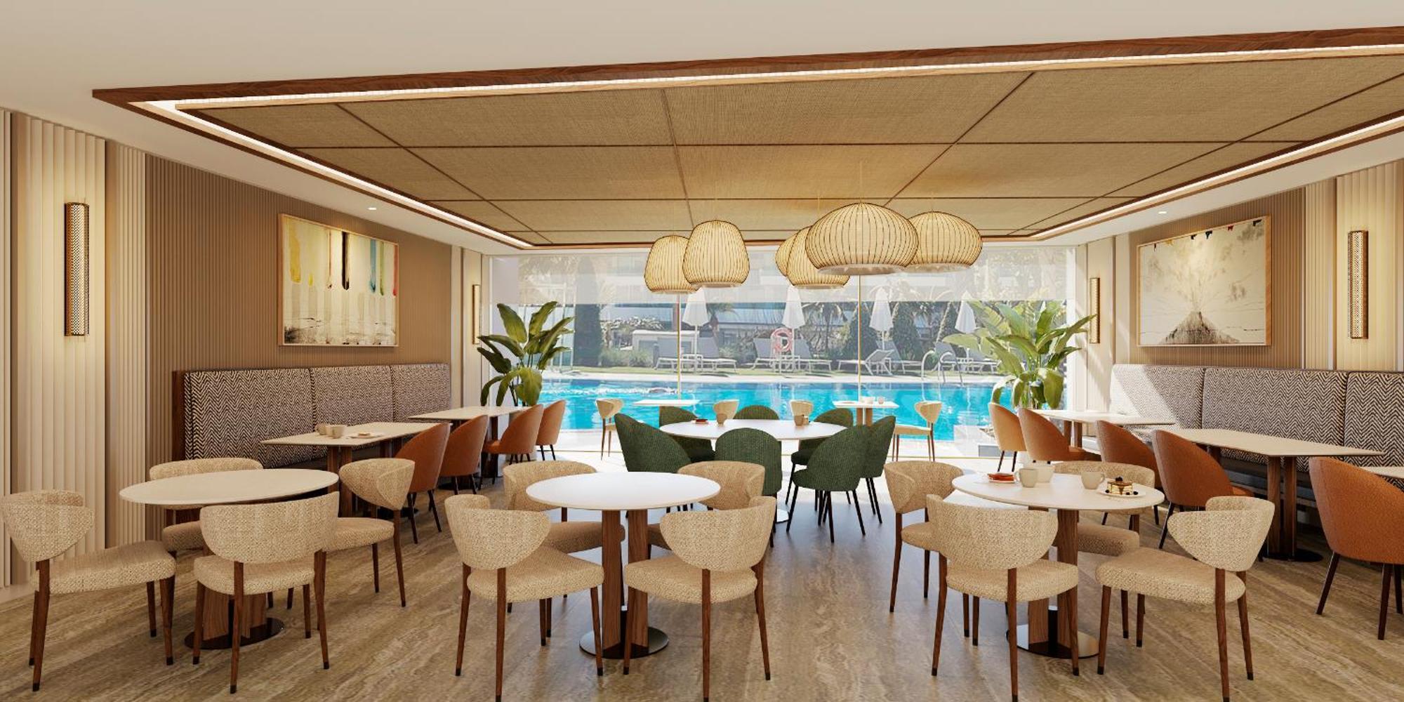 هيبوتلز بلايا دو بالما بالاس آند سبا بلايا ذي بالما المظهر الخارجي الصورة The interior of the lounge